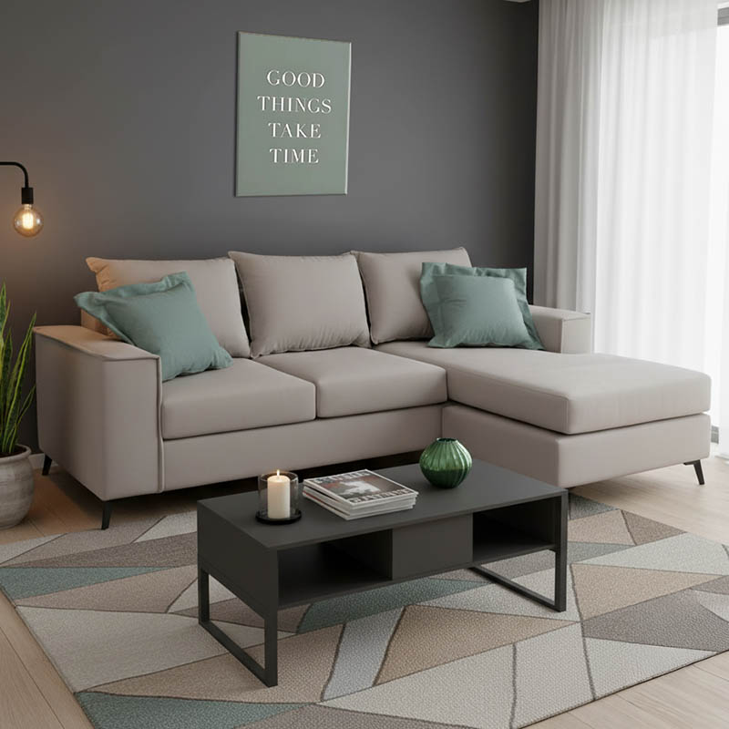 product_pako_168-000039 Γωνιακός καναπές Fabulous αναστρέψιμος ύφασμα elephant-ciel 240x165x95εκ - Image 1