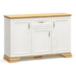 Μπουφές Jaden golden oak-λευκό antique 137,5x39x88,5εκ - Image 2