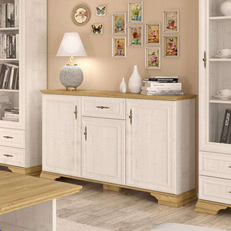 product_pako_173-000027 Μπουφές Jaden golden oak-λευκό antique 137,5x39x88,5εκ - Image 1