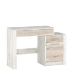 Τουαλέτα-καθρέπτης Neruda λευκό antique-oak 114,5x39,5x76εκ - Image 3