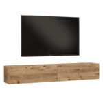 Έπιπλο τηλεόρασης επιτοίχιο Dello sonoma 180x31.6x29.6εκ - Image 3