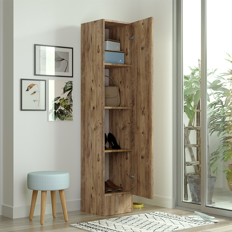 product_pako_176-000068 Στήλη Xara oak 35.5x35.5x180εκ - Image 1