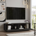 Έπιπλο τηλεόρασης Zoeva wenge 140x.35x38.2εκ - Image 2