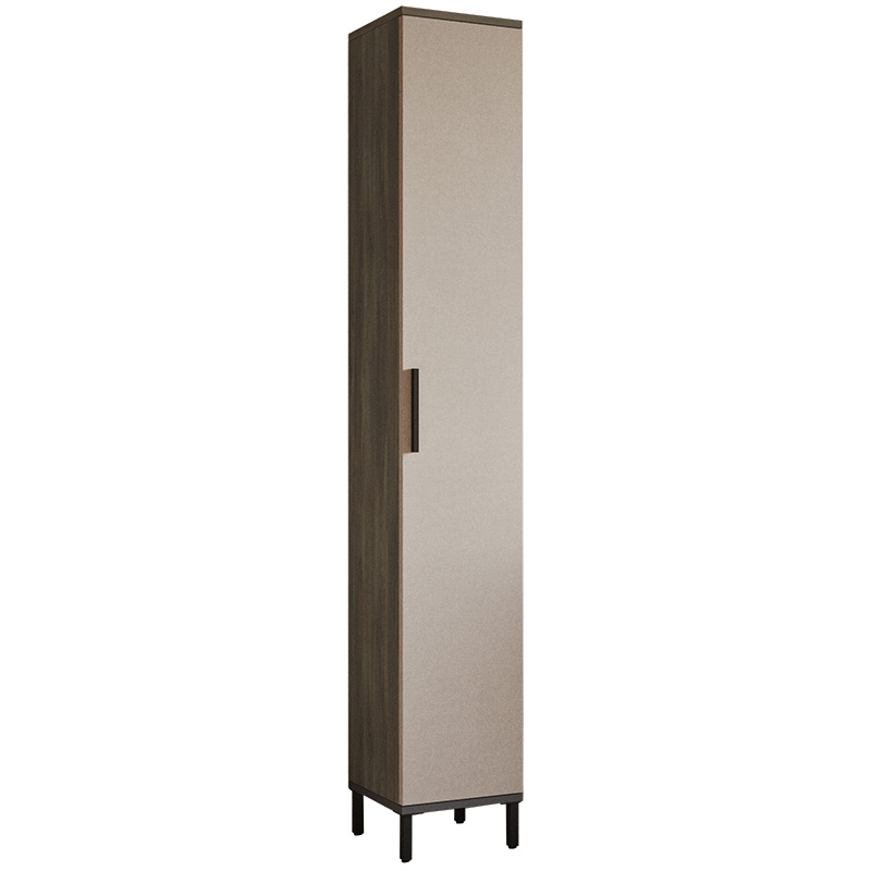 product_pako_176-000094 Ντουλάπι-στήλη Aurelius ανθρακί-μόκα 29.5x29.5x183.6εκ - Image 1