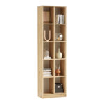 Βιβλιοθήκη Oteca 10θέσεων oak 51.1x25.4x180εκ - Image 2