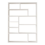 Βιβλιοθήκη Decora σε λευκη απόχρωση 90x22x123.6εκ - Image 2