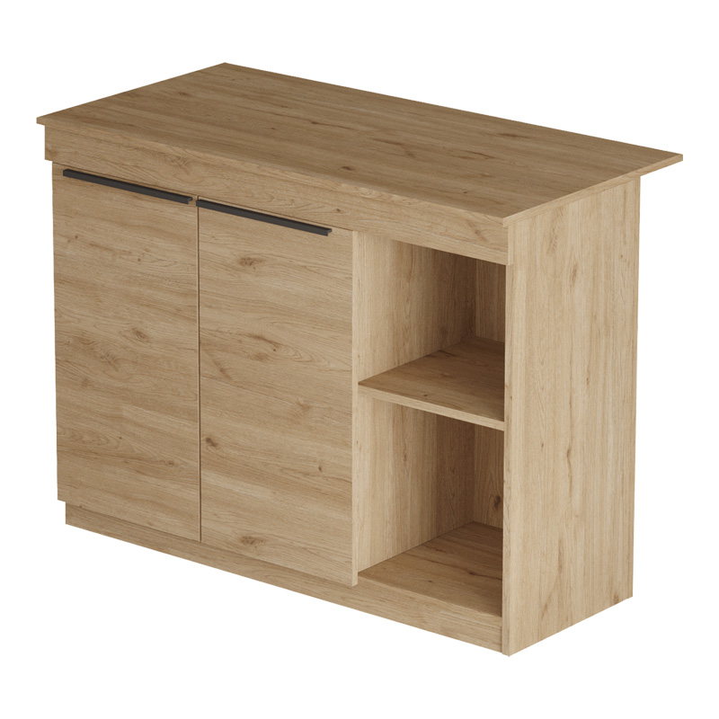 product_pako_176-000211 Τραπέζι-πάγκος κουζίνας Kogile σε φυσική απόχρωση 120x60x88.2εκ - Image 1