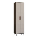 Στήλη Cambi σε καφέ-ανθρακί απόχρωση 50x35.5x183.6εκ