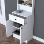 Έπιπλο εισόδου Rockder λευκό μελαμίνης 60x35.5x182.8εκ - Image 3