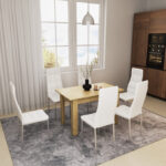 Τραπέζι Quiin επεκτεινόμενο sonoma 120-164x70x73.5εκ - Image 2