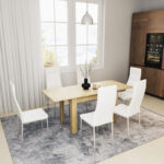 Τραπέζι Quiin επεκτεινόμενο sonoma 120-164x70x73.5εκ - Image 3