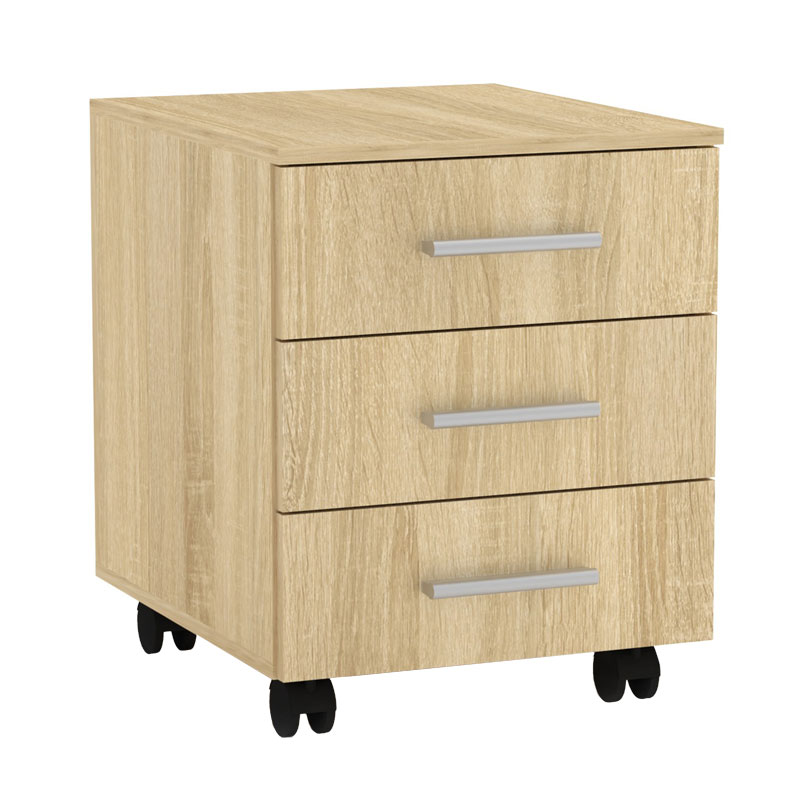product_pako_184-000042 Συρταριέρα τροχήλατη Luke sonoma 40x48.5x53.5εκ - Image 1