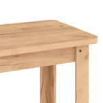 Τραπέζι Celeste μελαμίνης σε oak απόχρωση 100x60x73.5εκ - Image 4