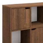 Βιβλιοθήκη Bookel σε καρυδί απόχρωση 88.5x27.5x89.3εκ - Image 4