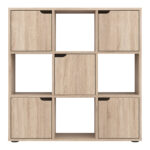 Βιβλιοθήκη Bookel σε sonoma απόχρωση 88.5x27.5x89.3εκ - Image 3