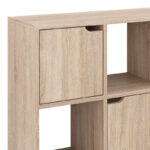 Βιβλιοθήκη Bookel σε sonoma απόχρωση 88.5x27.5x89.3εκ - Image 4