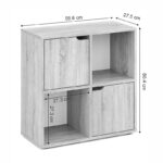 Βιβλιοθήκη Bookel σε sonoma απόχρωση 59.6x27.5x60.4εκ - Image 5