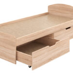 Κρεβάτι Regan με συρτάρια σε oak απόχρωση 90x200εκ - Image 6