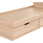 Κρεβάτι Regan με συρτάρια σε oak απόχρωση 90x200εκ - Image 7