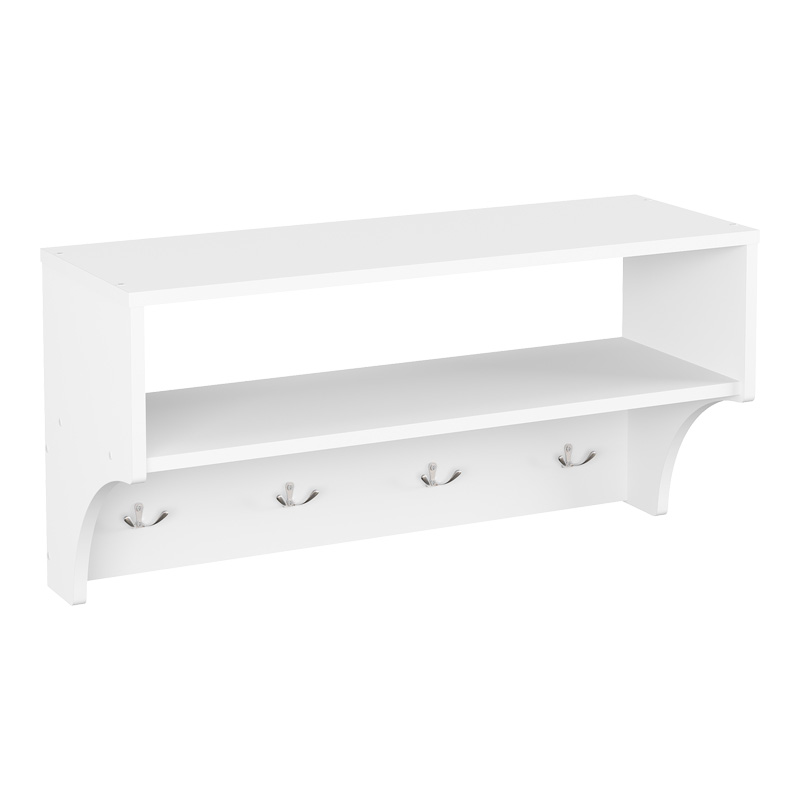 product_pako_184-000126 Κρεμάστρα Crosta σε λευκή απόχρωση 80x28x40εκ - Image 1