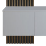 Έπιπλο εισόδου Arika λευκό-sonoma 100x37x199.5εκ - Image 4