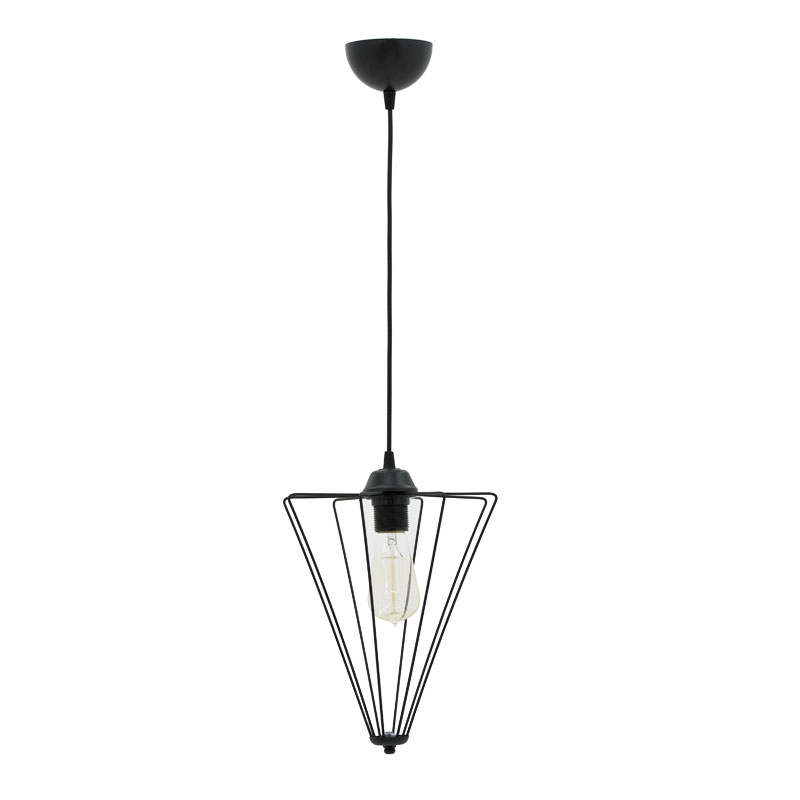 product_pako_193-000058 Φωτιστικό οροφής μονόφωτο Saway E27 μαύρο 30x30x80εκ - Image 1