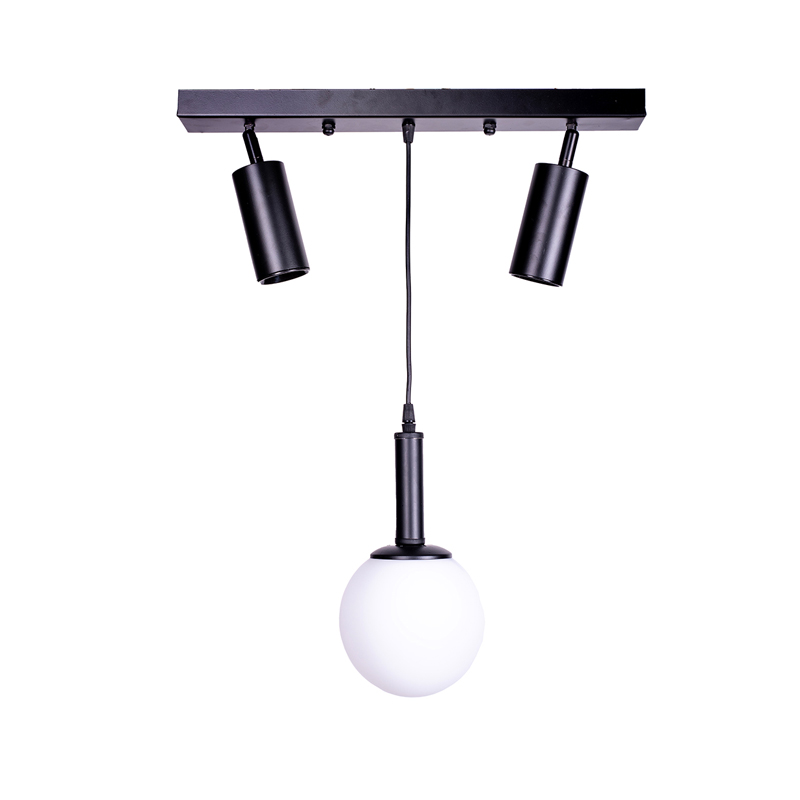 product_pako_193-000105 Φωτιστικό οροφής Barten E27 μαύρο μέταλλο 50x15x55εκ - Image 1