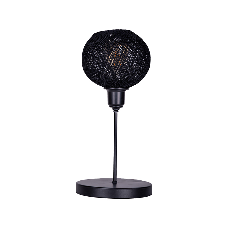 product_pako_193-000121 Επιτραπέζιο φωτιστικό Gaia Ε27 μέταλλο μαύρο Φ22x30εκ - Image 1