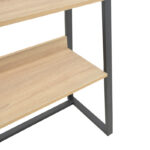Βιβλιοθήκη Ryder σε oak-μαύρη απόχρωση 75x36x185εκ - Image 6