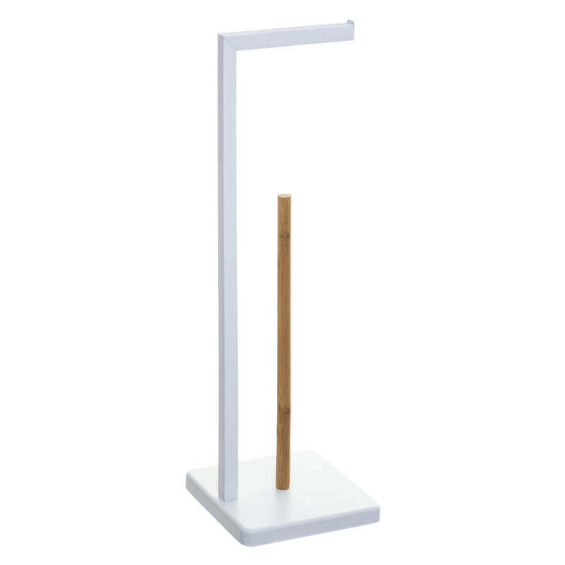 product_pako_199-000484 Χαρτοθήκη μπάνιου Nature λευκό 20x20x64.5εκ - Image 1
