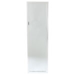 Καθρέπτης δαπέδου PWD-0112 polyresin-γυαλί ασημί 39x33.5x125εκ - Image 2