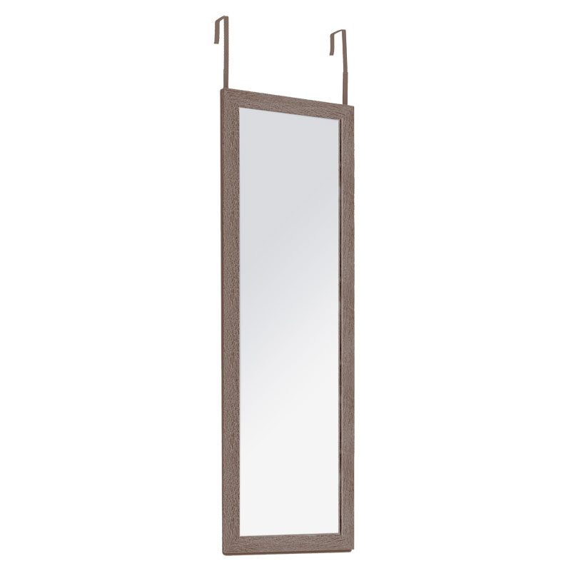 product_pako_199-000506 Καθρέπτης πόρτας PWD-0113 MDF-αλουμίνιο καρυδί 35x2x109εκ - Image 1
