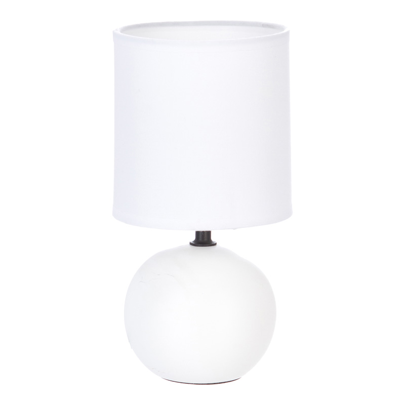 product_pako_199-000530 Επιτραπέζιο φωτιστικό PWL-1210 Ε14 60W κεραμικό ματ λευκό Φ13x25εκ - Image 1