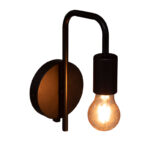 Φωτιστικό τοίχου-απλίκα Zhola E27 40W μαύρο 17x12x25εκ - Image 2