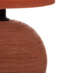 Επιτραπέζιο φωτιστικό PWL-1210 Ε14 κεραμικό σε terracotta απόχρωση Φ13x25εκ - Image 2