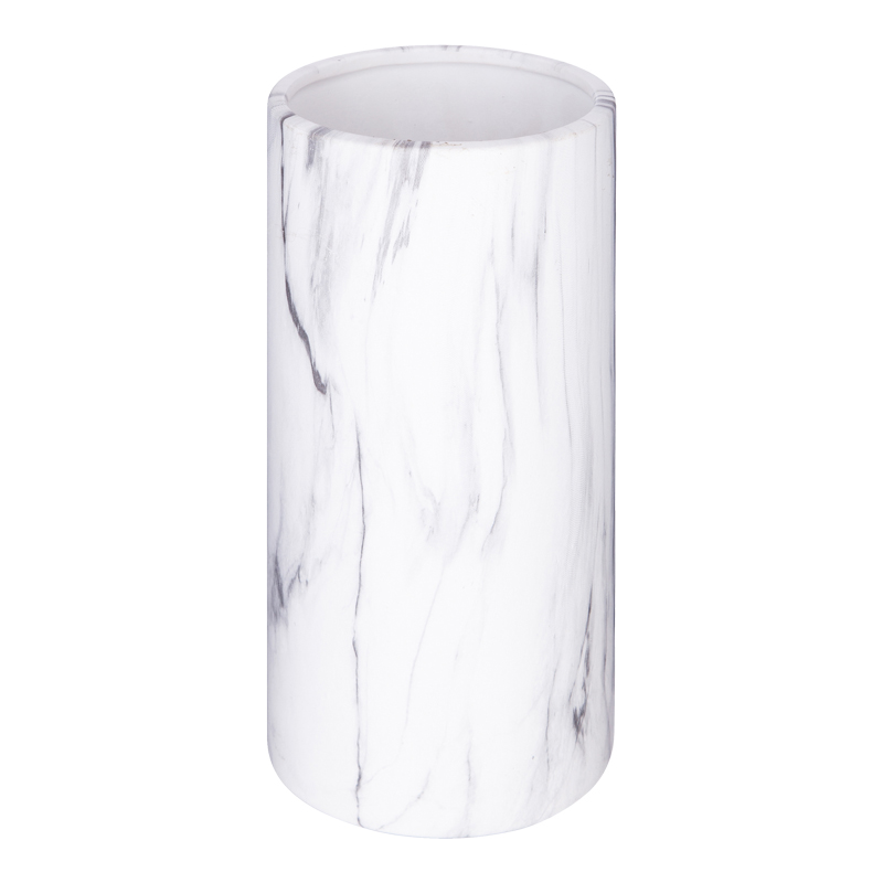 product_pako_199-000605 Βάζο Joefer κεραμικό σε όψη μαρμάρου Φ9.5x20εκ - Image 1