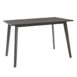 Tραπεζαρία Benson - Orlean σετ 5τμχ rustic grey-ύφασμα γκρι 120x75x75εκ - Image 4
