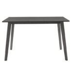 Tραπεζαρία Benson - Orlean σετ 5τμχ rustic grey-ύφασμα γκρι 120x75x75εκ - Image 5