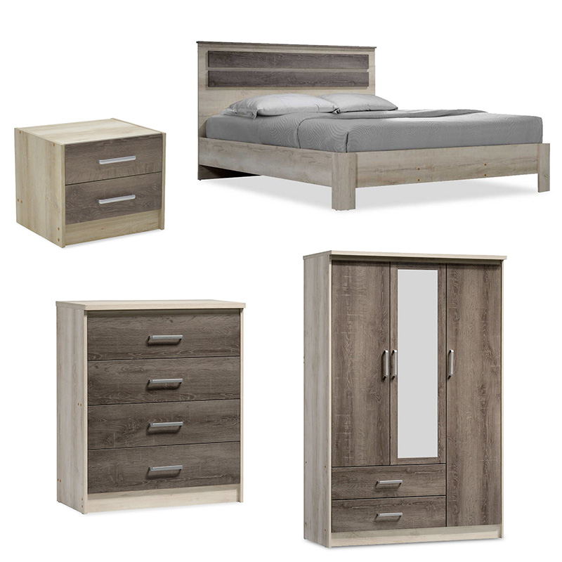 product_pako_200-000722 Φοιτητικό πακέτο επίπλων υπνοδωματίου DreamCatcher 4 σετ 4 τμχ - Image 1