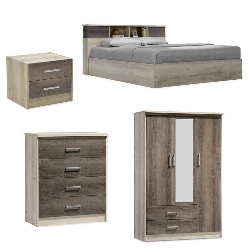product_pako_200-000726 Φοιτητικό πακέτο επίπλων υπνοδωματίου DreamCatcher 5 σετ 4 τμχ - Image 1