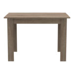 Τραπεζαρία Manka-Ezra σετ 5τεμ σε sonoma truffle-μαύρη απόχρωση 110x80x77εκ - Image 6