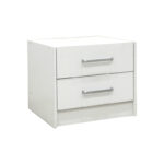 Σετ Κρεβατοκάμαρας Olympus White με Κρεβάτι 140x200εκ Σετ 3τεμ - Image 4
