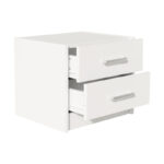 Σετ Κρεβατοκάμαρας Olympus White με Κρεβάτι 140x200εκ Σετ 3τεμ - Image 5