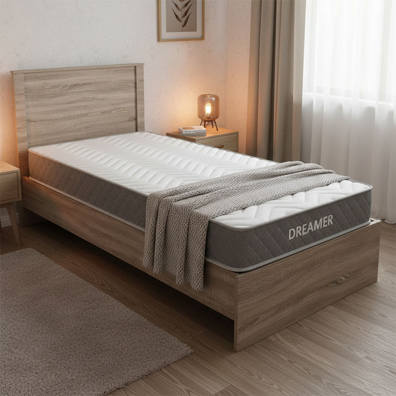 product_pako_200-001453 Κρεβάτι με στρώμα Athos-Dreamer sonoma 90x190εκ - Image 1