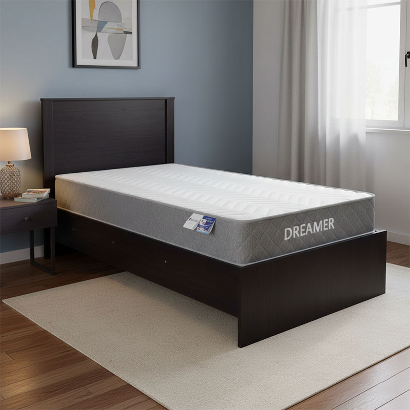 product_pako_200-001457 Κρεβάτι με στρώμα Athos-Dreamer wenge 90x190εκ - Image 1