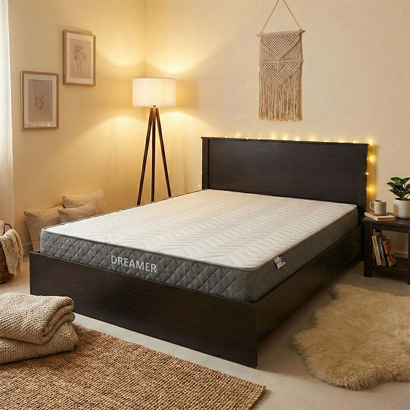 product_pako_200-001462 Κρεβάτι με στρώμα Athos-Dreamer wenge 160x200εκ - Image 1