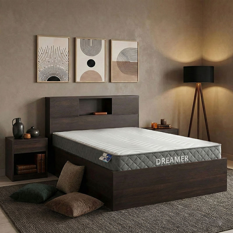 product_pako_200-001506 Κρεβάτι με στρώμα Olympus-Dreamer wenge 120x200εκ - Image 1