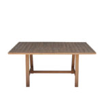 Τραπεζαρία Malibu μασίφ ξύλο ακακίας 160x90x75εκ Σετ 5τεμ - Image 5