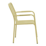 Τραπεζαρία Heven Vista σετ 5τεμ σαμπανί αλουμίνιο 120x70x72εκ - Image 6