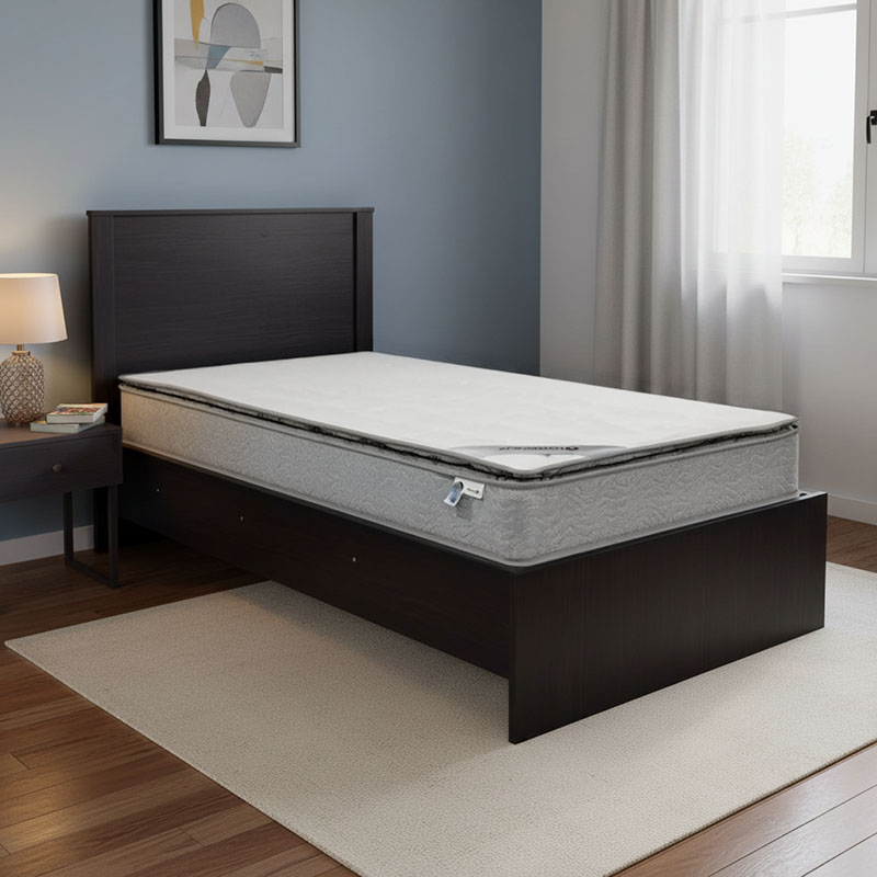 product_pako_200-001655 Κρεβάτι με στρώμα Athos-Perfecto wenge 90x190εκ - Image 1